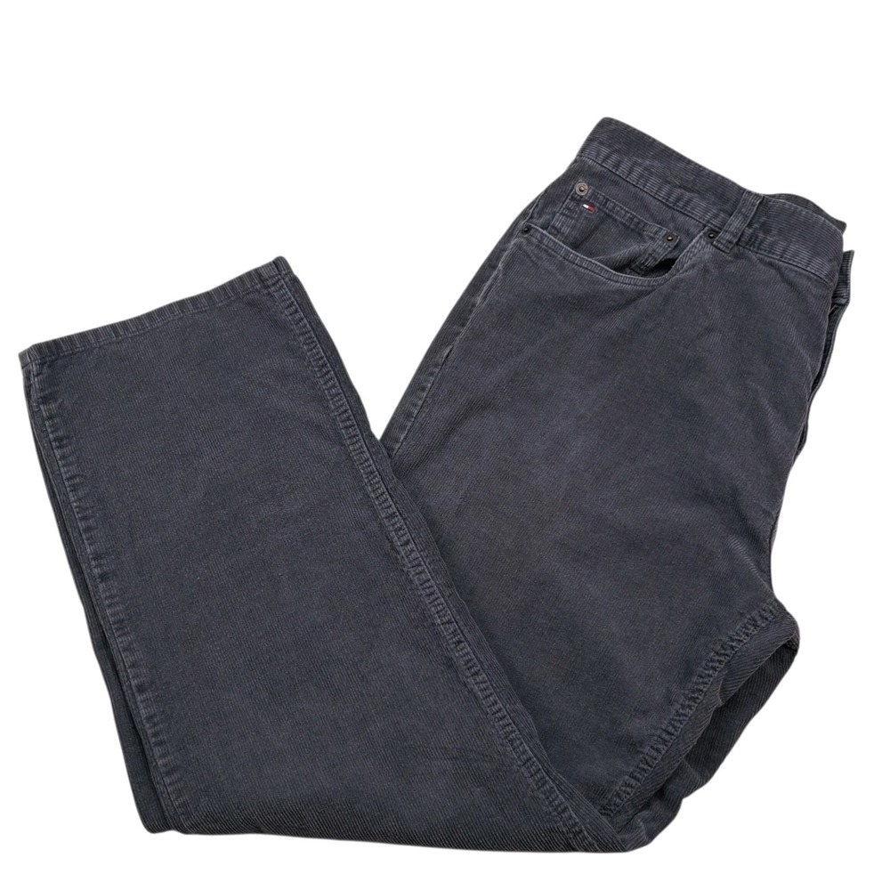Tommy Hilfiger Corduroy Pants Men's 36/30 (fits 35/28) Gray
